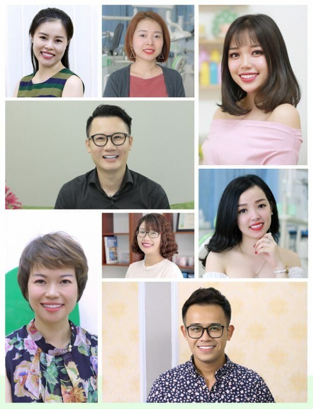 khách hàng thực tế làm răng sứ thẩm mỹ